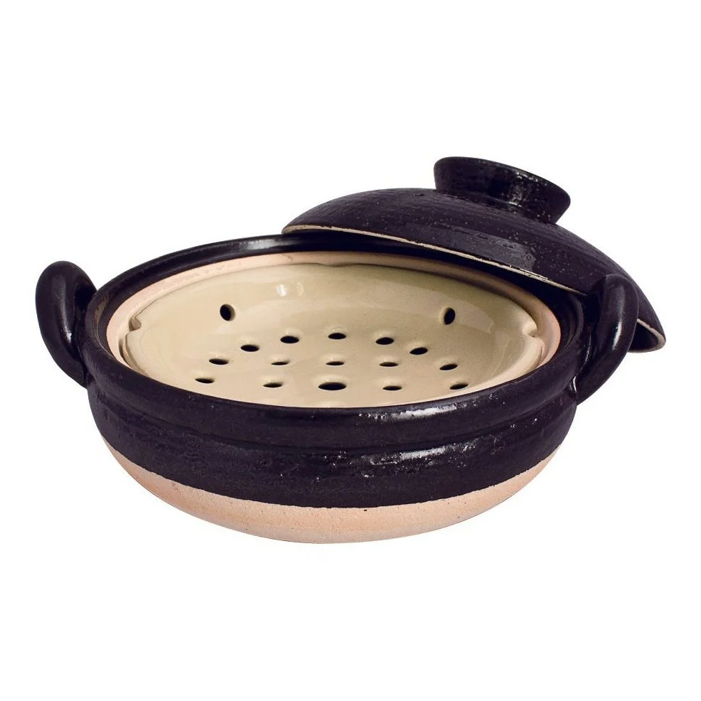 Nagatanien Mushi Nabe Clay Pot Steamer 2L