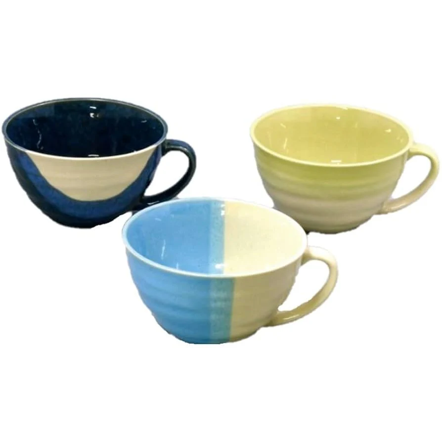 Natural Ryousai Soup Mug 3P Set - Image 3