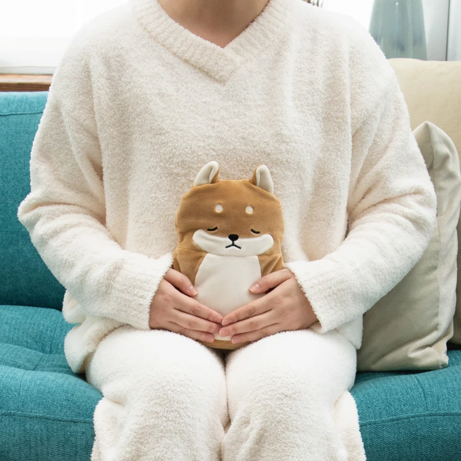 Nemunemu Microwaveable Silicone Hot Water Bottle - Shiba Dog Kotaro - Image 2