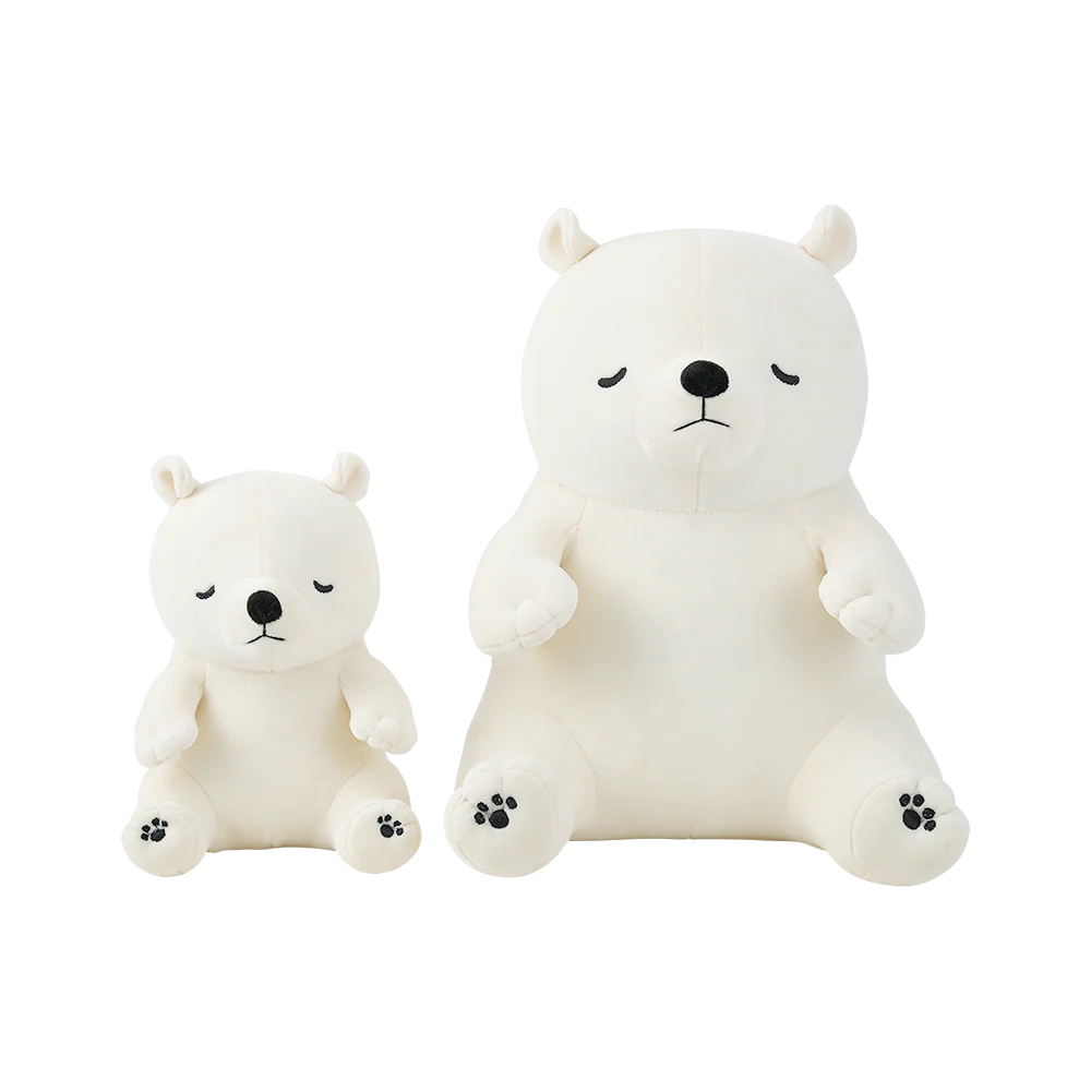 Nemunemu Seated Hug Pillow Polar Bear Lucky - Image 5
