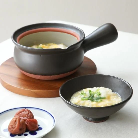 Nichijosahanki Matte Black Donabe Yukihira Pot with Rice Bowl Lid - Image 2