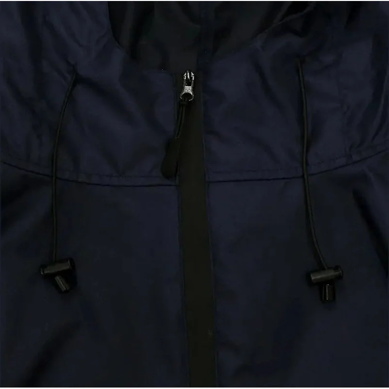 NIFTY COLORS Eco Loopet Bicolour Navy/Grey Poncho - Image 5