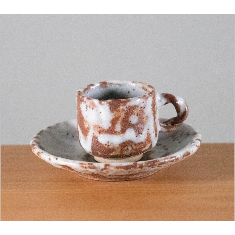 Oujigama Shino Mug and Saucer - Image 3