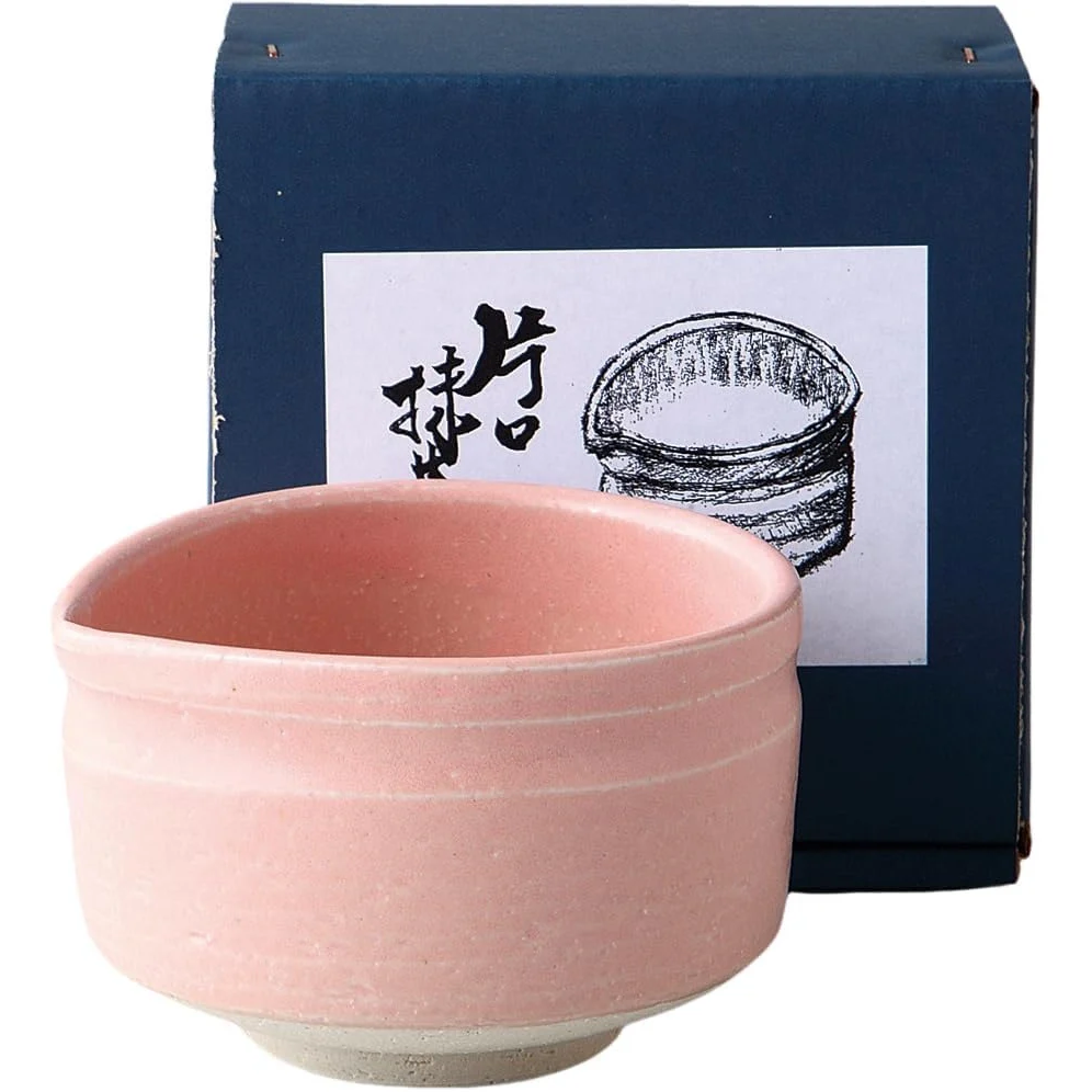 Peach Pink  Neri Matcha Bowl with Spout - Image 2