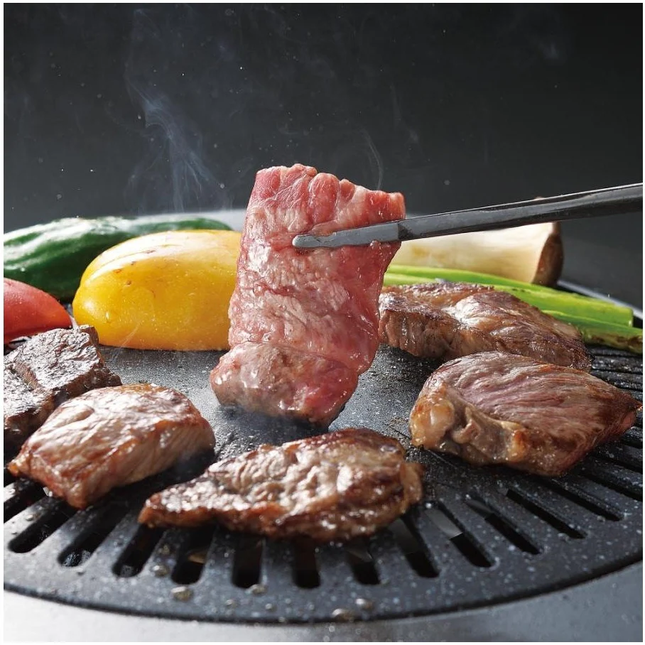 Pearl Life Marble Diamond Round Yakiniku BBQ Plate 33 cm - Image 3
