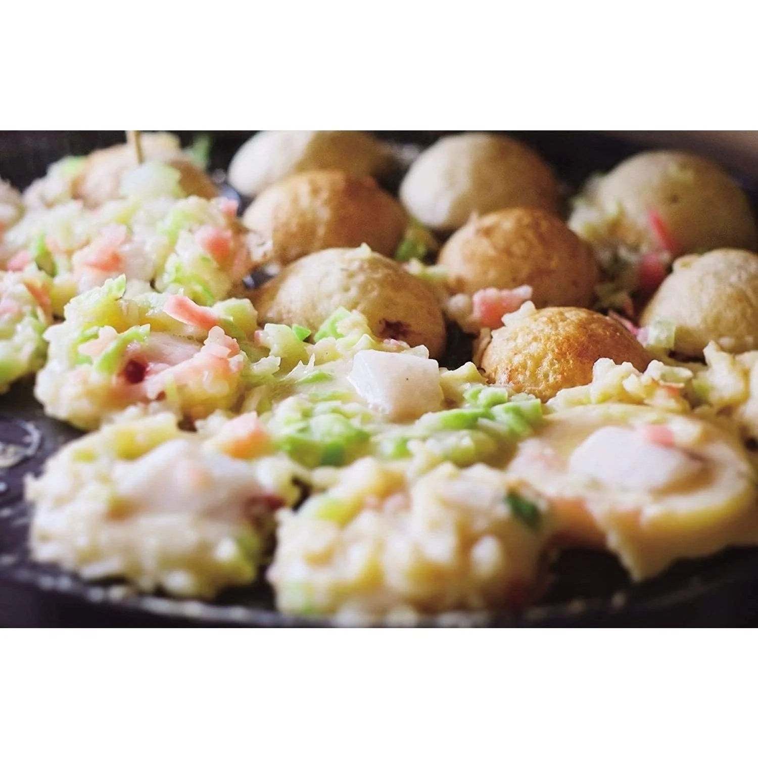 Pearl Life Sprout Cast Iron Takoyaki Plate 9 Holes - Image 3