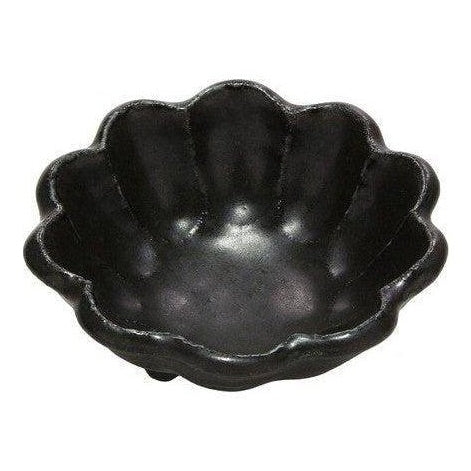 Rinka Black Chrysanthemum Bowl size 3 - Image 2