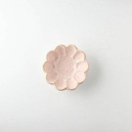 Rinka Pink Porcelain Chrysanthemum Bowl - Image 3