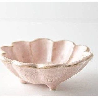 Rinka Pink Porcelain Chrysanthemum Bowl - Image 4