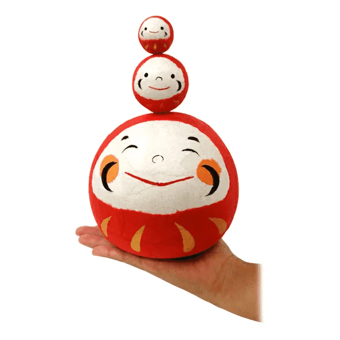 Ryukodo Chigiri Washi Sanfuku Daruma Trio - Image 2