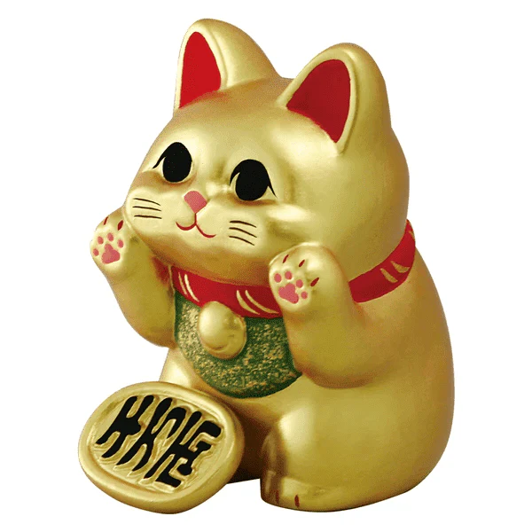 Ryukodo Squished Maneki Neko 11.5H - Image 3