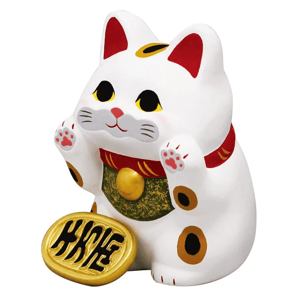Ryukodo Squished Maneki Neko 11.5H - Image 6