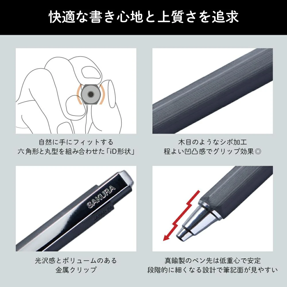 Sakura Ballsign iD Gel Ink Ballpoint Pen 0.5mm - Image 8
