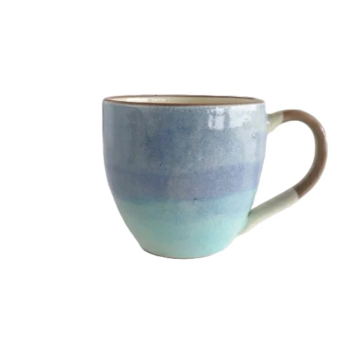 Saliu Handcrafted Pastel Gradation Mug 340ml - Pink - Image 2