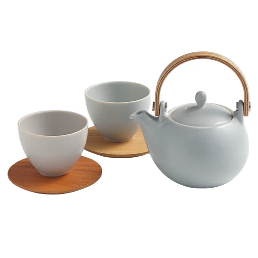 Saliu YUI Teapot 330ml & Tea Saucer Set - Image 2