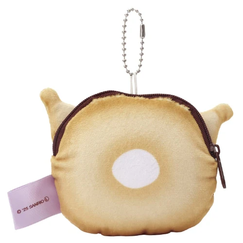 Sanrio Donut Mini Plush Pouch Keyring - Kuromi - Image 2
