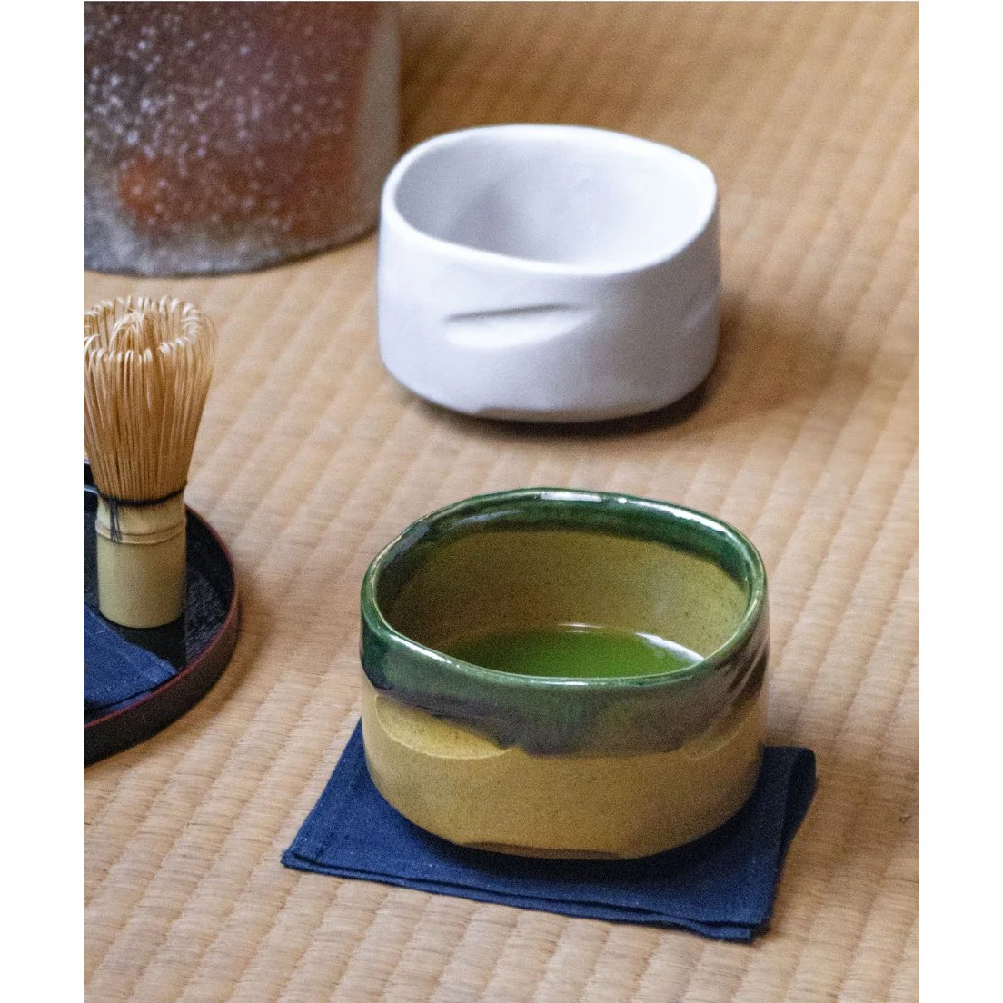 Seifu Oribe Matcha Bowl - Image 2