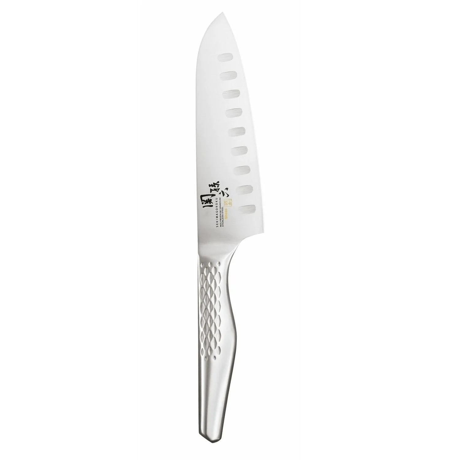 Kai Seki Magoroku Shoso Dimple Santoku Knife 165mm - Image 2