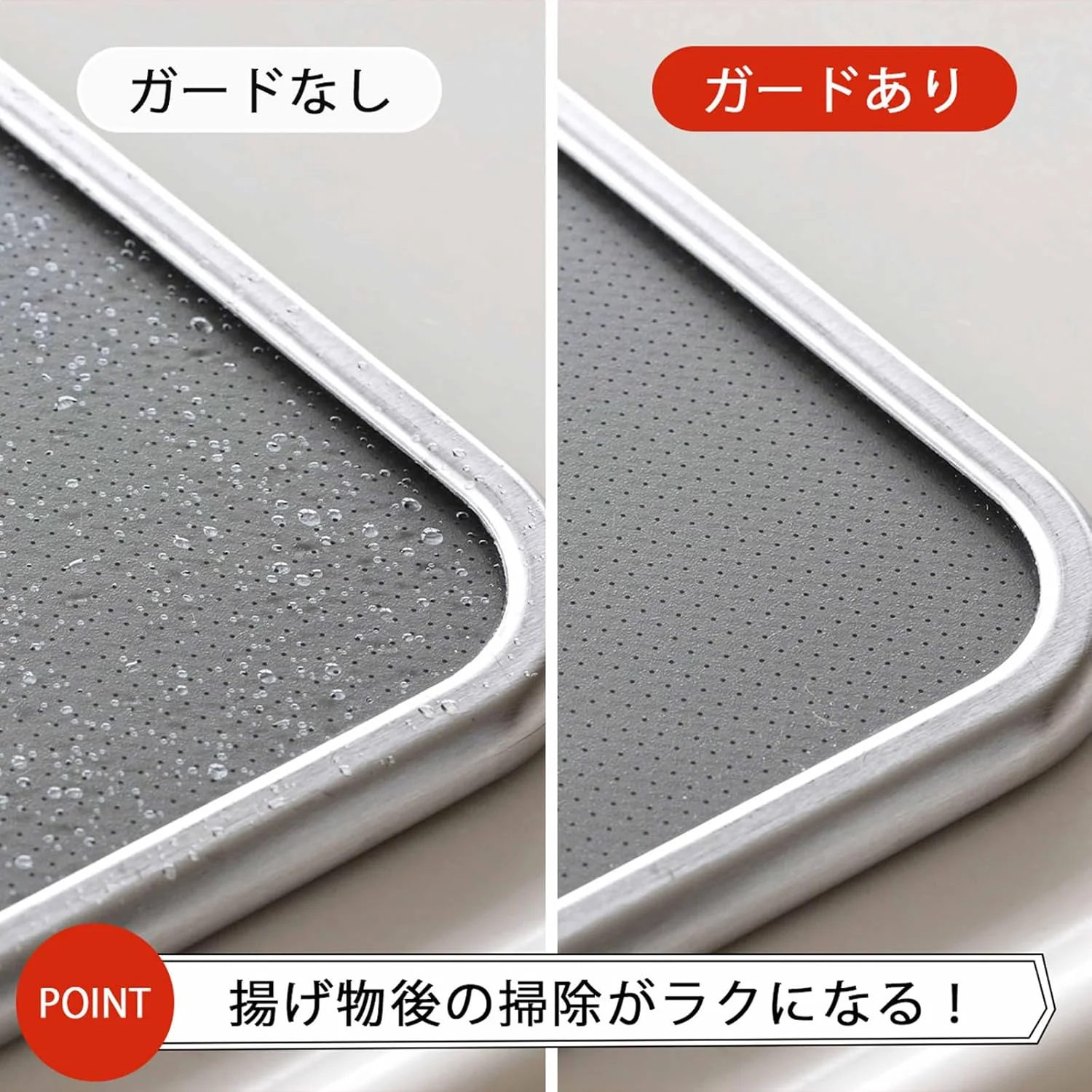 Shimomura Stainless Steel Mesh Oil Splatter Screen - Image 5