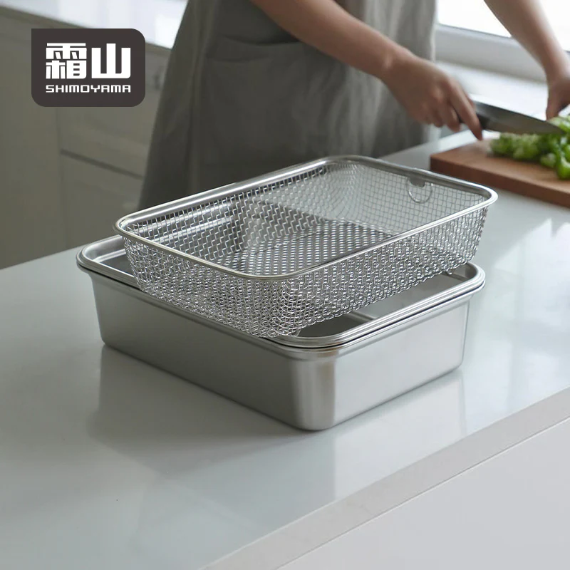 Shimoyama 304 Stainless Steel Colander 5L - Image 2