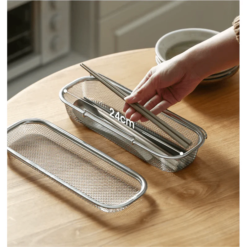 Shimoyama 304 Stainless Steel Dishwasher Cutlery Organiser - Image 9