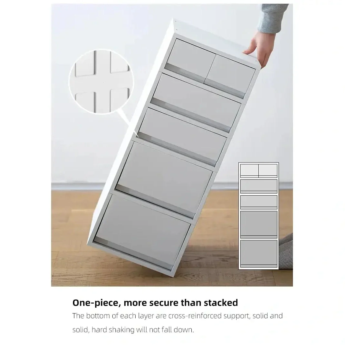 Shimoyama 5-Layer Drawer Cabinet - Image 4