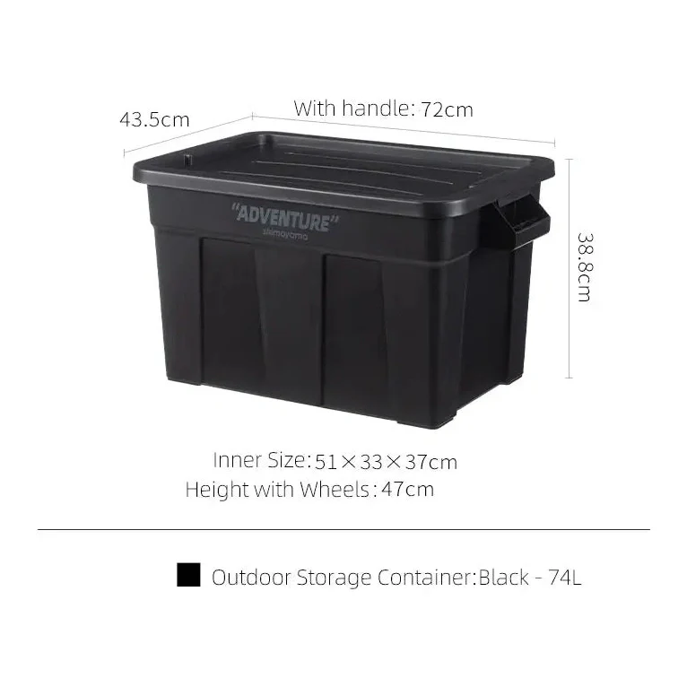 Shimoyama ADV Outdoor Storage Utility Box 74L - Image 13