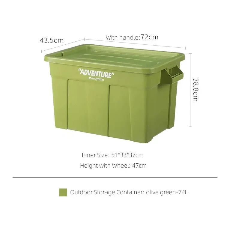 Shimoyama ADV Outdoor Storage Utility Box 74L - Image 15