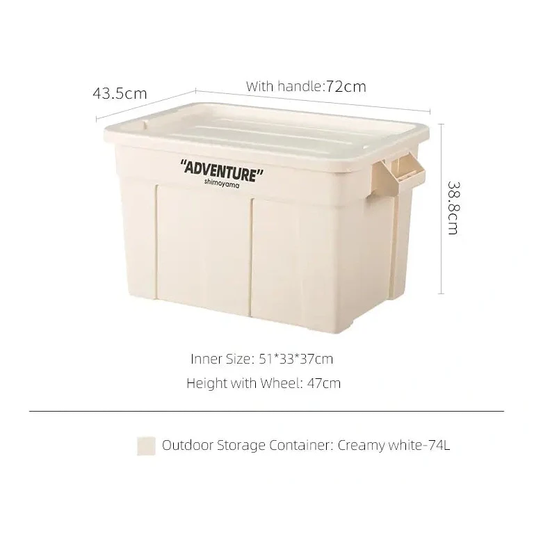 Shimoyama ADV Outdoor Storage Utility Box 74L - Image 16