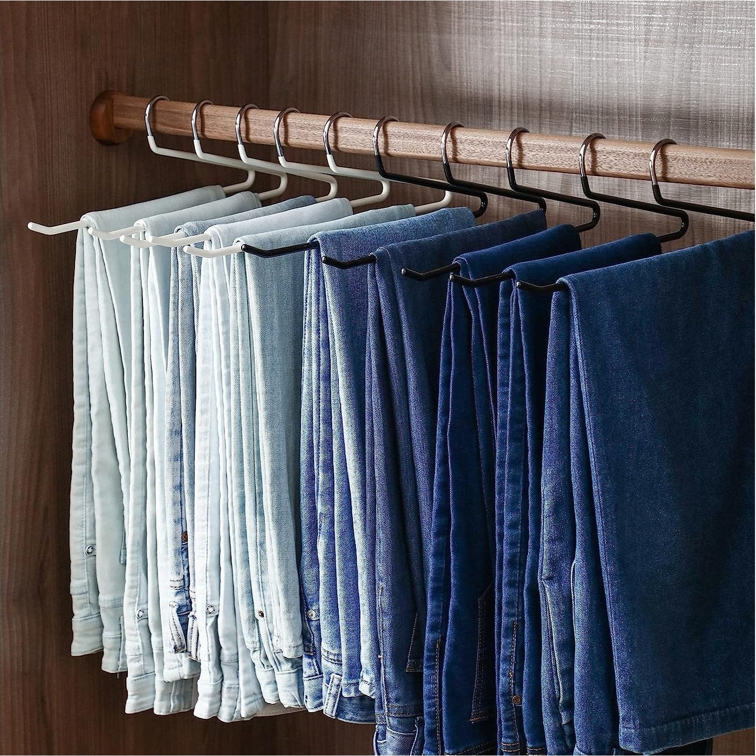 Shimoyama Anti-Slip Trouser Hangers (5pcs) - Image 14