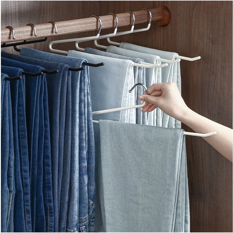 Shimoyama Anti-Slip Trouser Hangers (5pcs) - Image 2