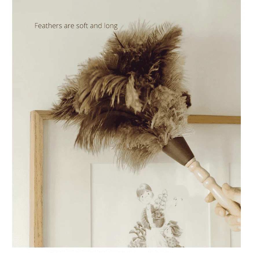 Shimoyama Anti-Static Ostrich Feather - Long Handle - Image 3