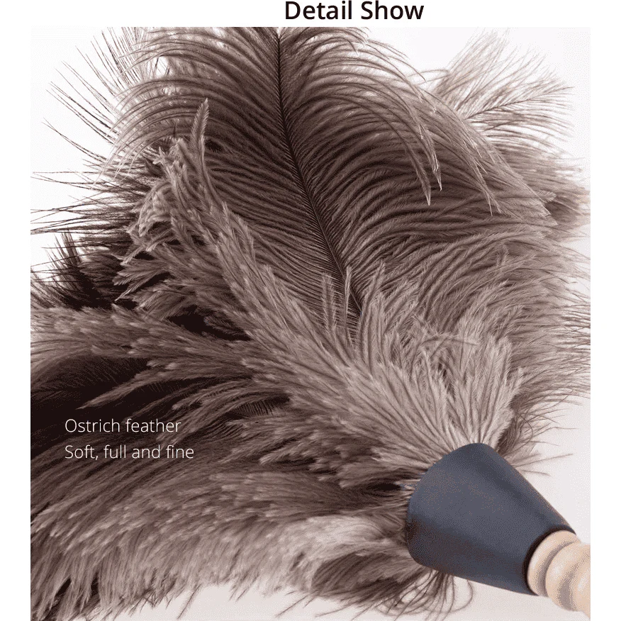 Shimoyama Anti-Static Ostrich Feather - Long Handle - Image 4