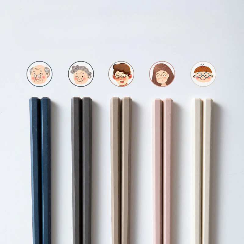 Shimoyama Antibacterial Hexagon Chopstick 5P Set - Image 7