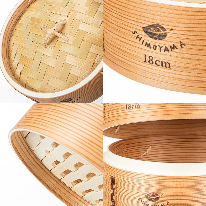 Shimoyama Bamboo Steamer Basket 27cm - Image 10