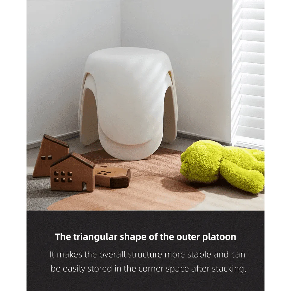 Shimoyama Cream Stool - Image 10