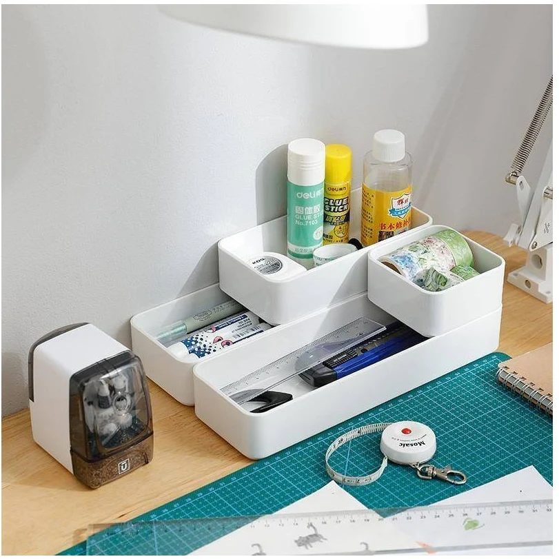 Shimoyama Desktop Storage Box White M - Image 4