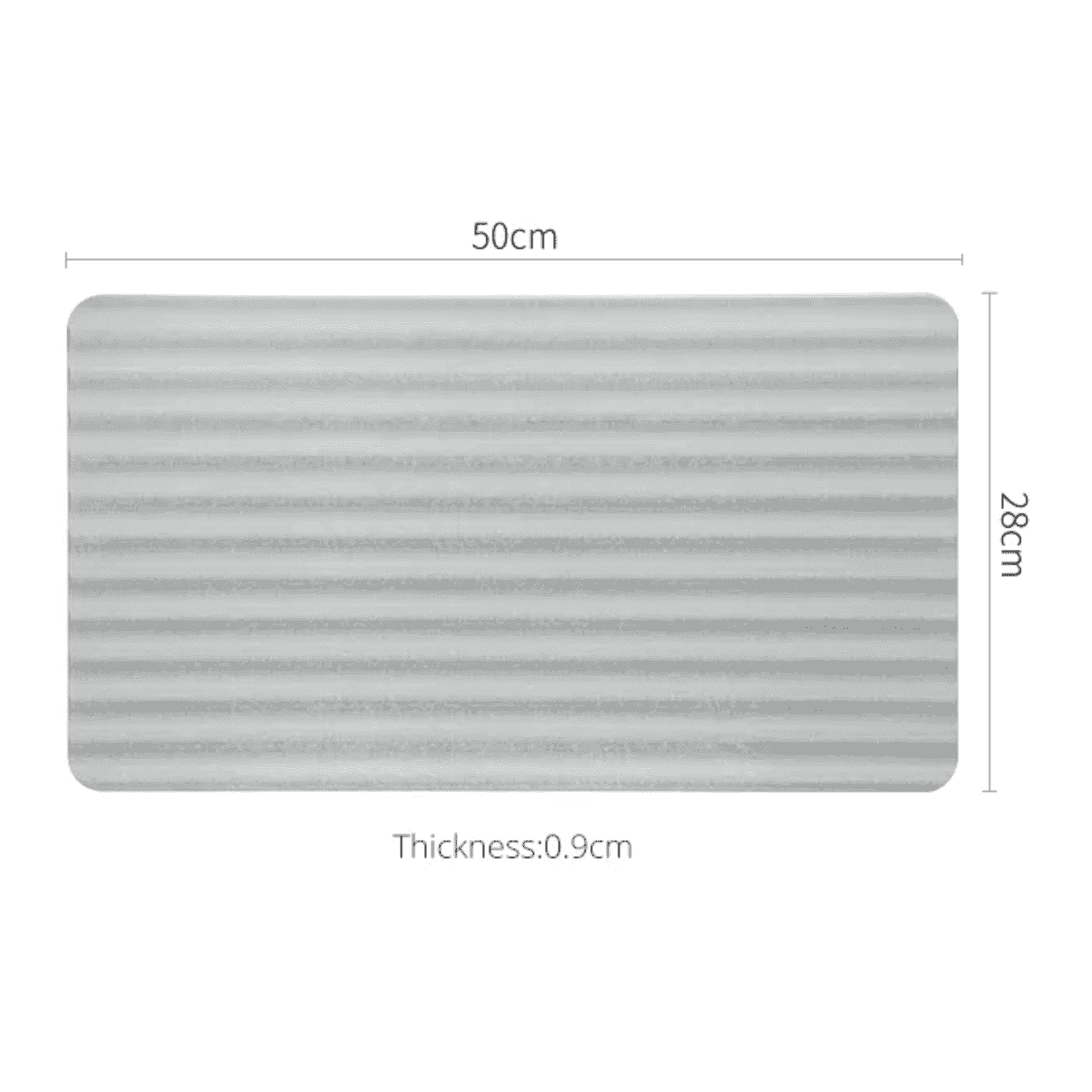 Shimoyama Diatomite Wave Bath Mat - Image 12