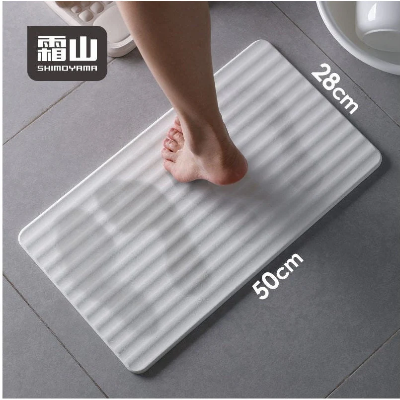Shimoyama Diatomite Wave Bath Mat - Image 2