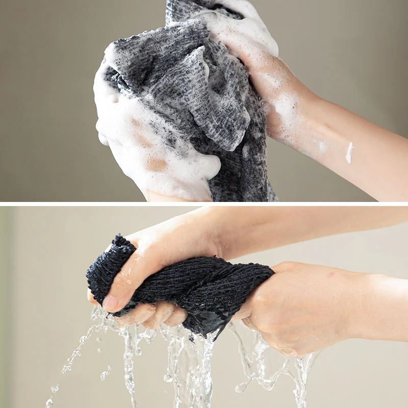 Shimoyama Exfoliating Nylon Towel - Hard - 23√ó100cm - Image 6