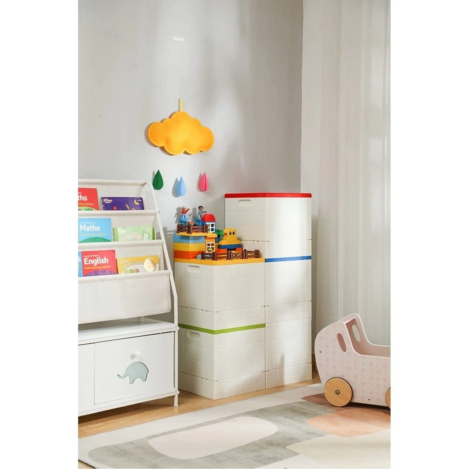 Shimoyama Foldable Brick Toy Storage Box 25L - Image 21