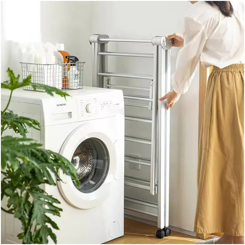 Shimoyama Wing Folding Clothes Drying Rack - L - Image 11