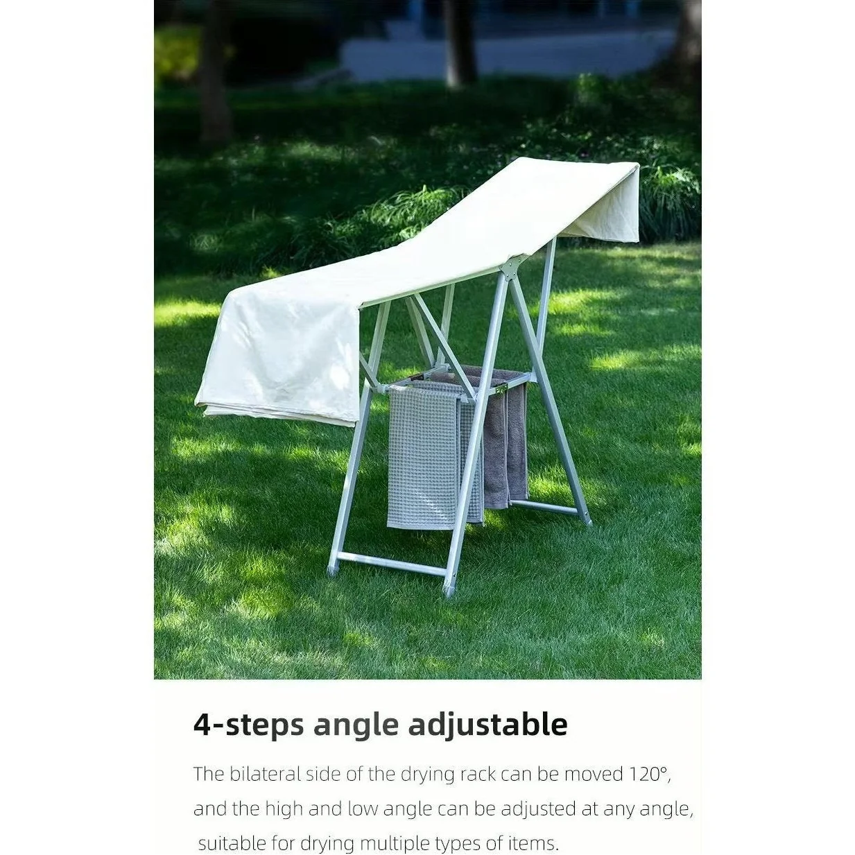 Shimoyama Wing Folding Clothes Drying Rack - L - Image 4