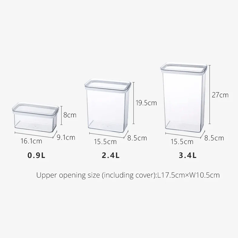 Shimoyama Food Storage Clear Container - 2.4L - Image 7
