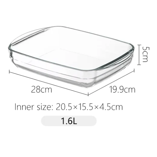 Shimoyama Glass Baking Tray 1.6L - Image 9