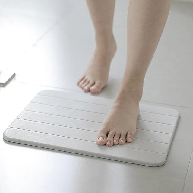 Shimoyama Grey Diatomite Bathmat Pad - Image 4