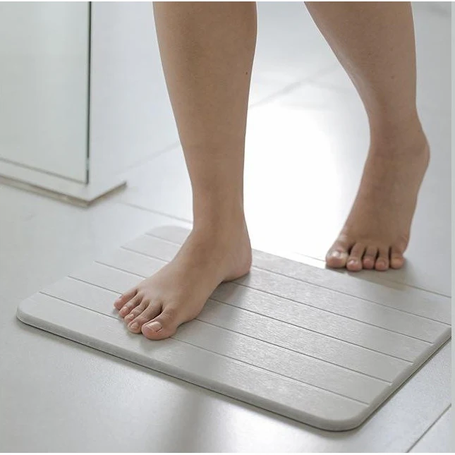 Shimoyama Grey Diatomite Bathmat Pad - Image 7