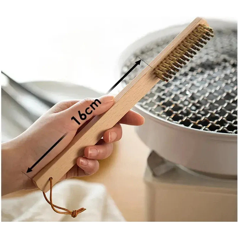 Shimoyama Grill Brass Cleaning Brush - Image 4