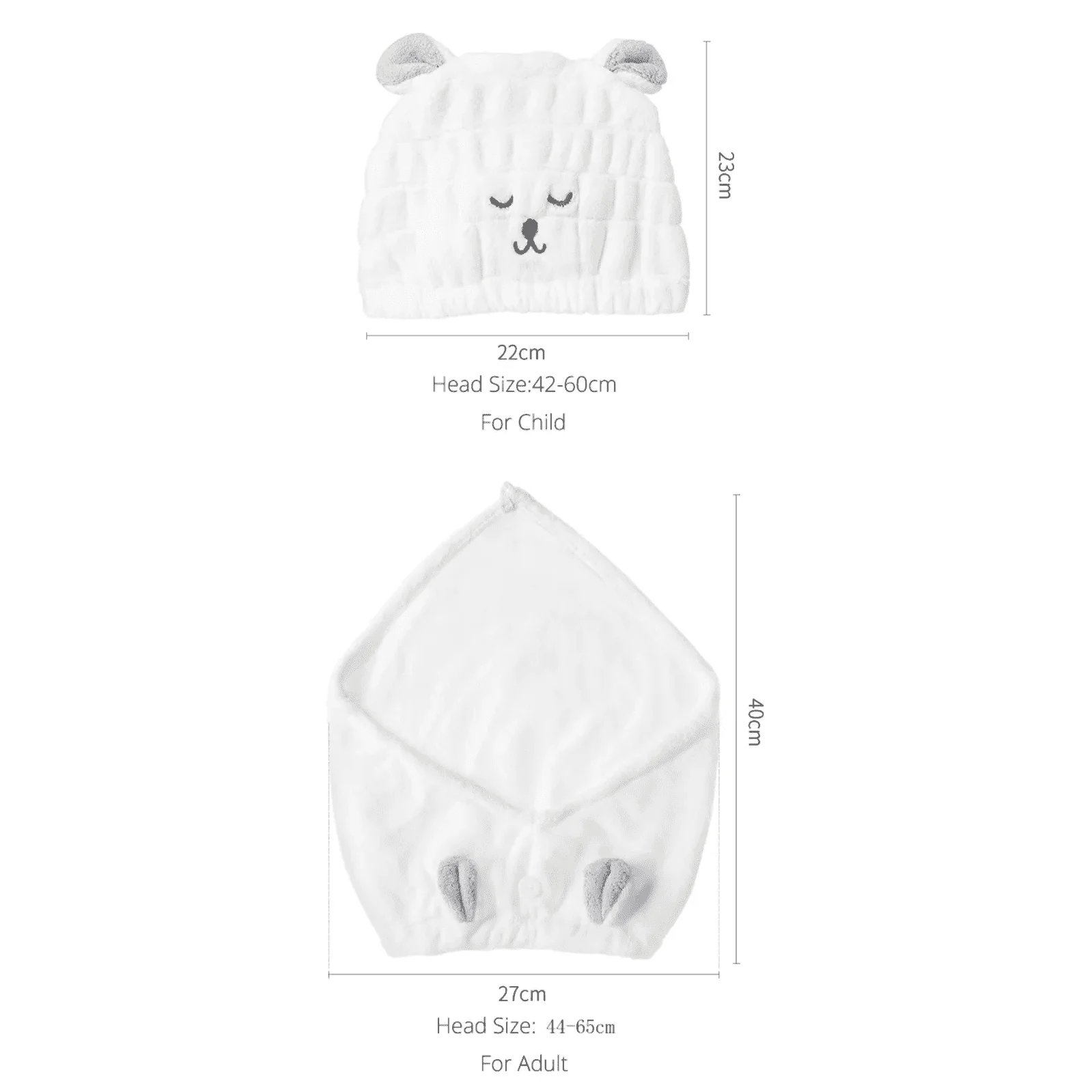 Shimoyama Kids Cap Hair Towel - Image 10