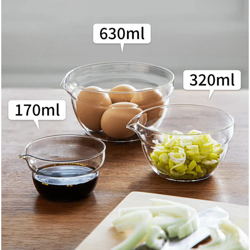 Shimoyama Mixing Bowls with Spout 3Pcs - Image 3